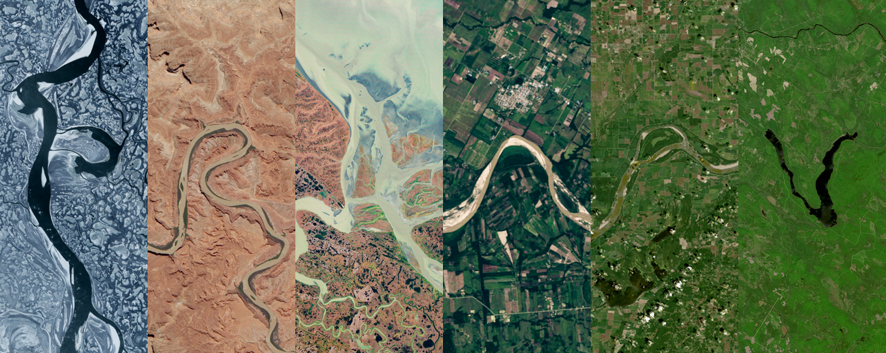 PRANAV rendered in Landsat imagery